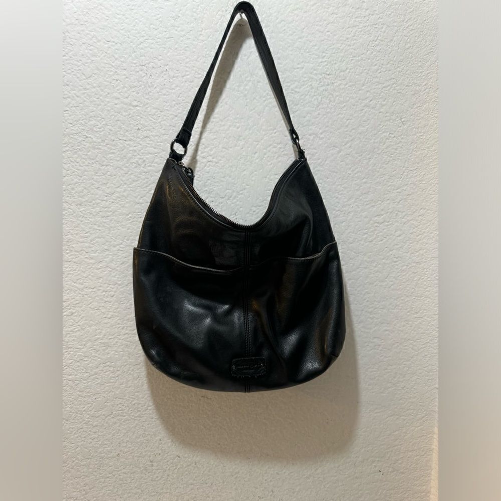 Margot hobo Genuine Black Leather shoulder bag